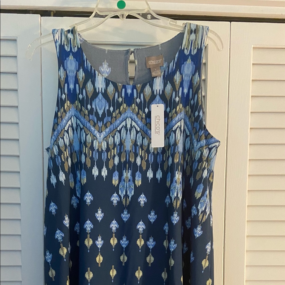 Chico’s dress new with tags Navy size 1